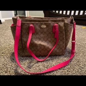 Coach diaper bag